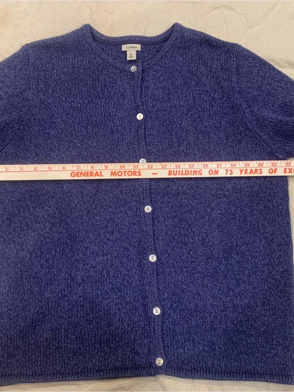 L.L. Bean Button-Front Crew Cardigan Women’s XL - Picture 5 of 15